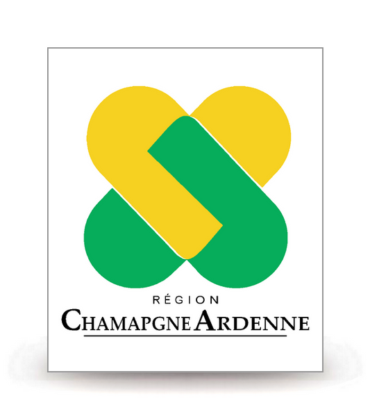Champagne-Ardenne - LogoType 2009 - Autocollant plaque immatriculation®