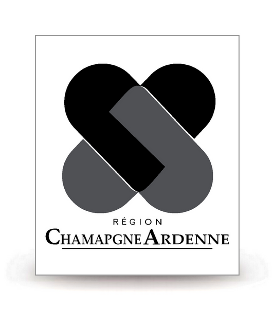 Champagne-Ardenne - LogoType 2009 BK - Autocollant plaque immatriculation®