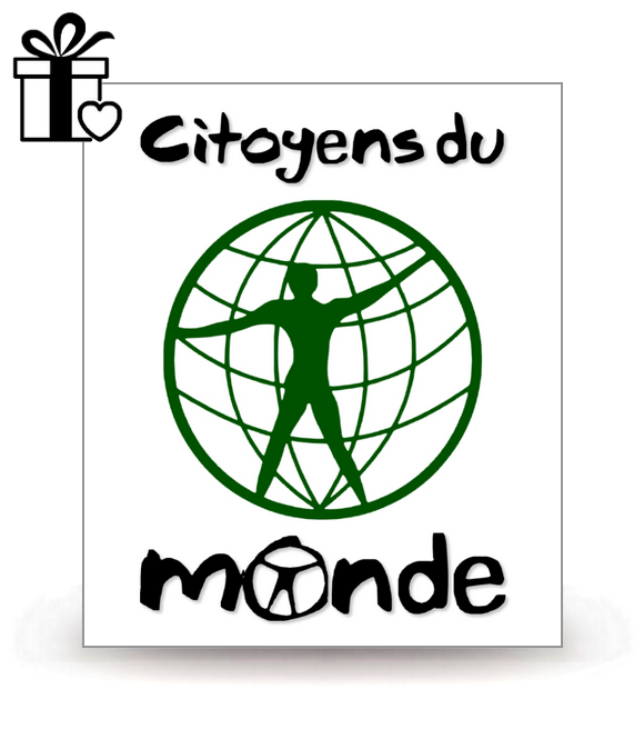 Citoyens du Monde - Autocollant plaque immatriculation®