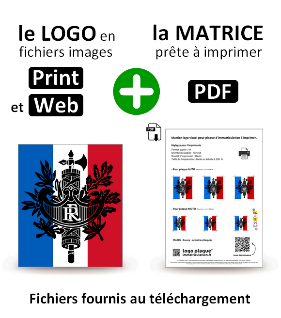 France - Armoiries Drapées G