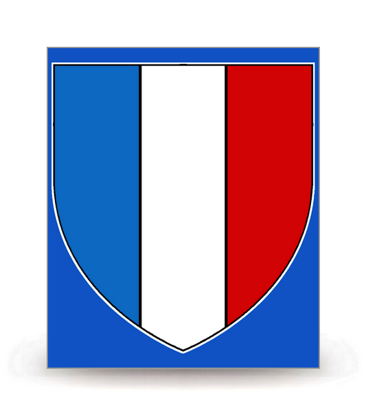 France - Blason FB - Autocollant plaque immatriculation® DIY