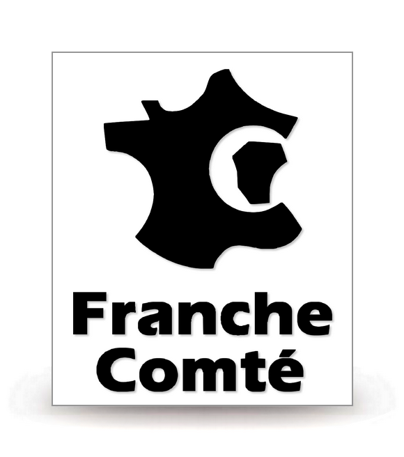 Franche-Comté - LogoType 2009 BK - Autocollant plaque immatriculation®