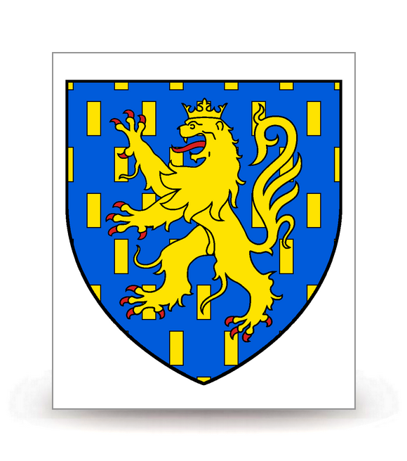 Franche-Comté - Blason - Autocollant plaque immatriculation®