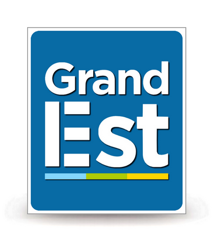 Grand-Est - LogoType 2016 - Autocollant plaque immatriculation®