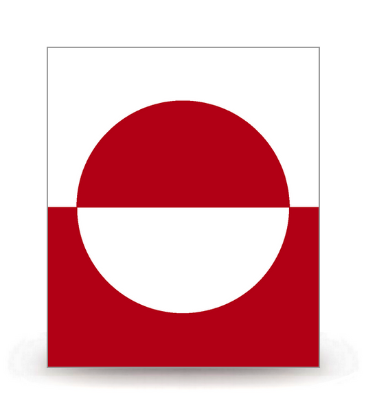 Groenland - Drapeau Ajusté