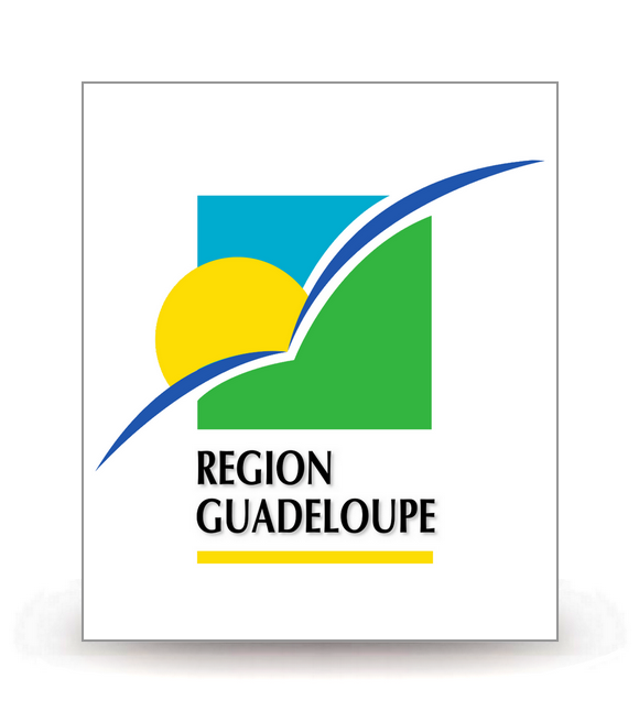 Guadeloupe - LogoType 2021 - Autocollant plaque immatriculation®