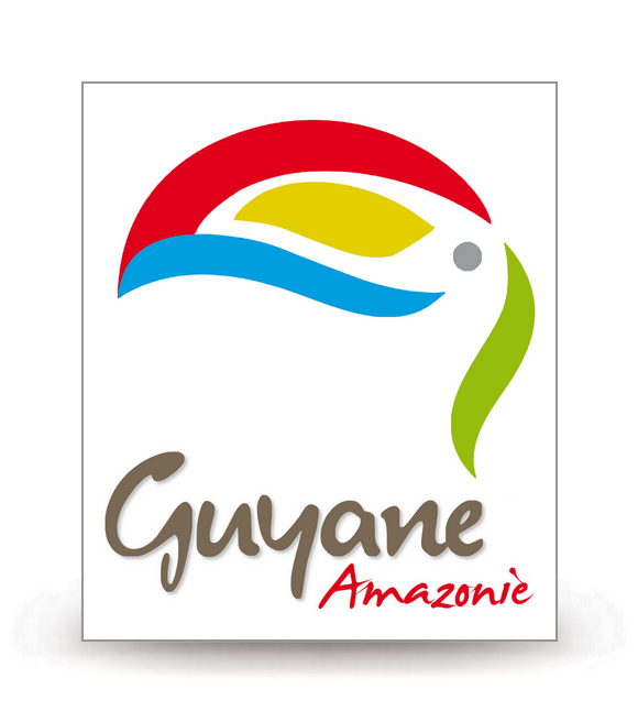 Guyane - Amazonie - Logo Plaque Immatriculation® - Autocollant DIY
