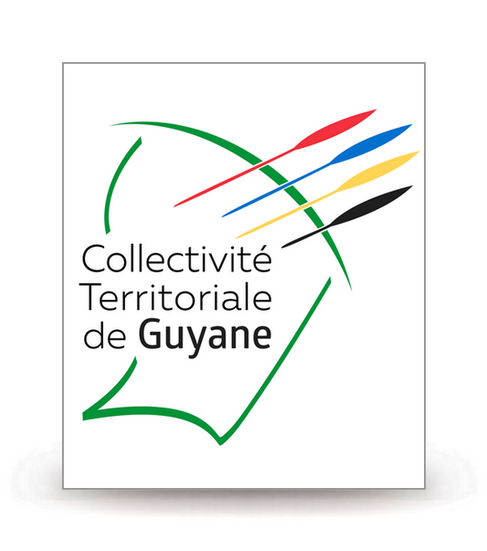 Guyane - LogoType 2018 - Autocollant plaque immatriculation®