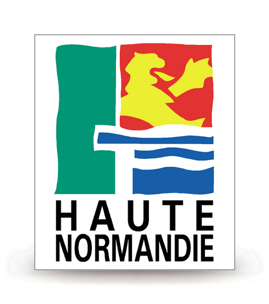 Haute-Normandie - LogoType 2009 - Autocollant plaque immatriculation®