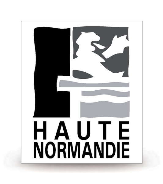 Haute-Normandie - LogoType 2009 BK - Autocollant plaque immatriculation®