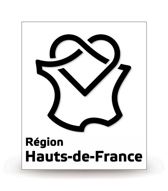 Hauts-de-France - LogoType 2017 BK - Autocollant plaque immatriculation®