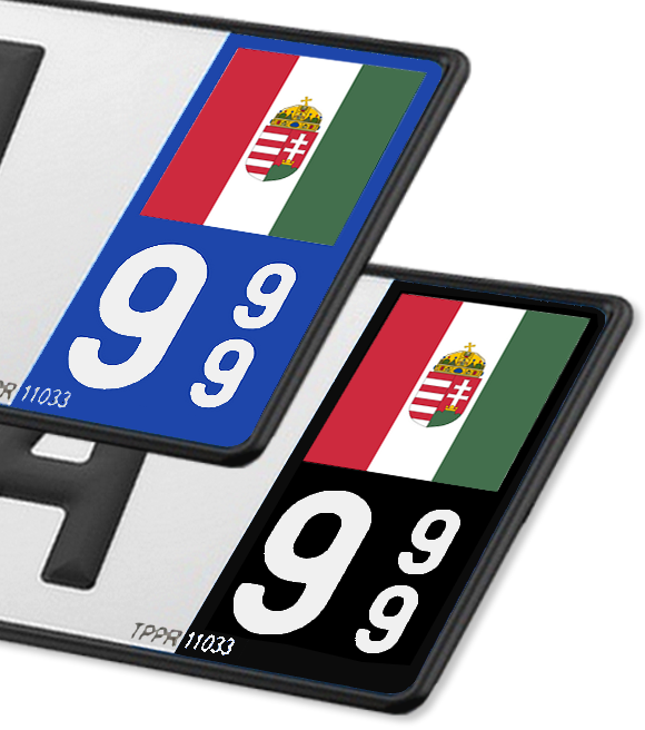 Hongrie - Drapeau Ajusté