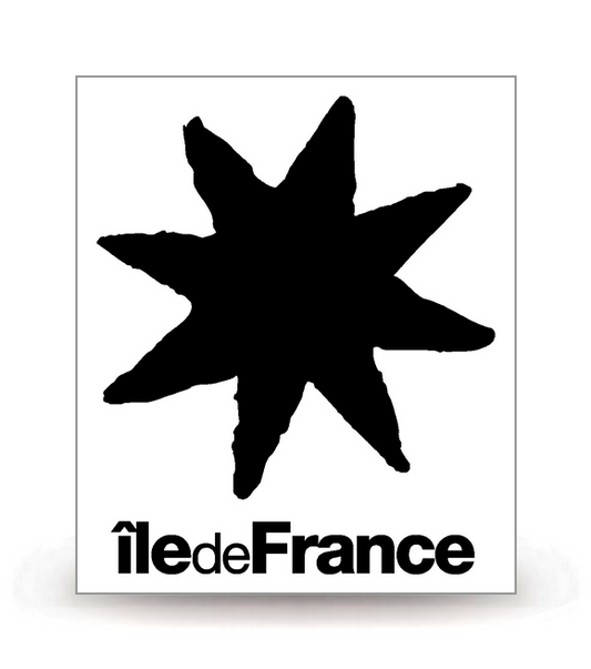 Ile-de-France - LogoType2009 BK - Autocollant plaque immatriculation®