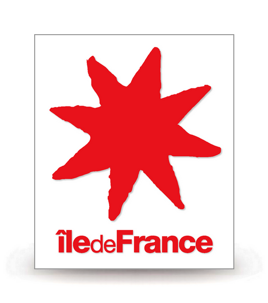 Ile-de-France - LogoType 2009 - Autocollant plaque immatriculation®