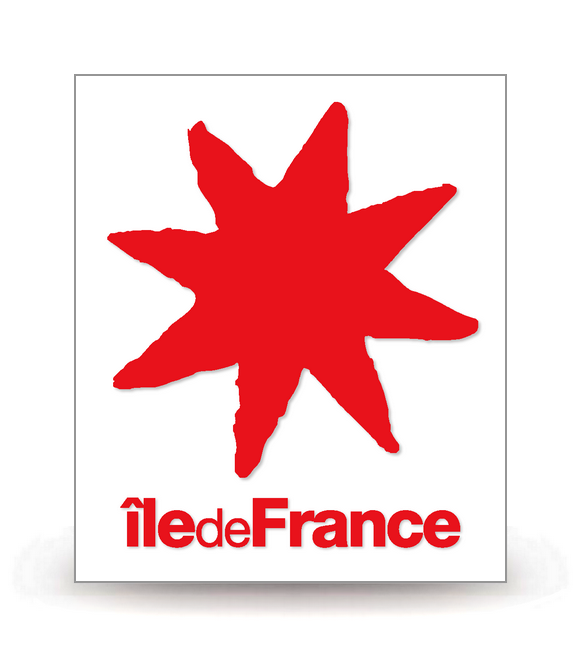 Ile-de-France - LogoType 2009 - Logo Plaque Immatriculation® - Autocollant DIY