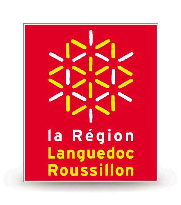 Languedoc-Roussillon - LogoType 2009 - Logo Plaque Immatriculation® - Autocollant DIY