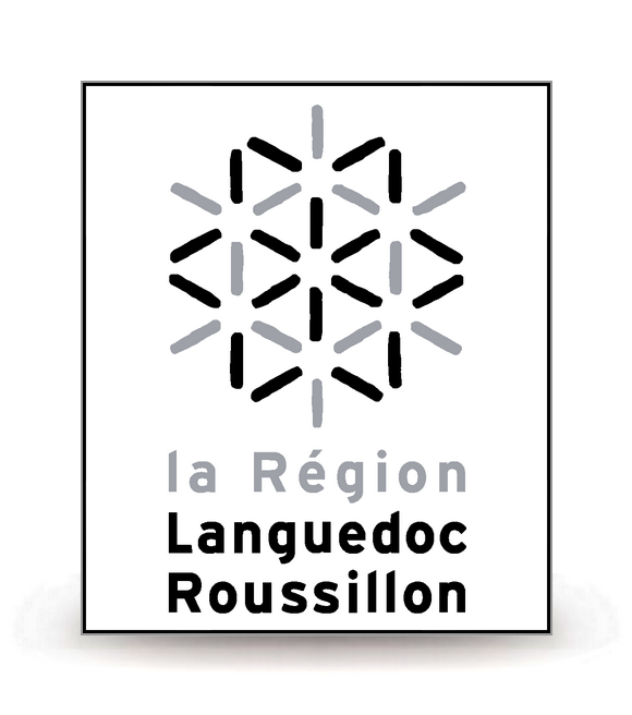 Languedoc-Roussillon - LogoType 2009 BK - Autocollant plaque immatriculation®