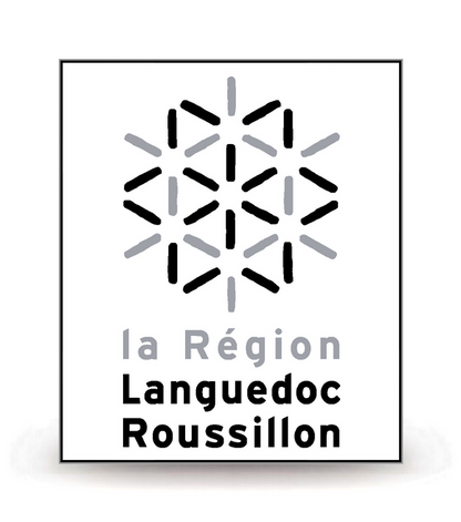 Languedoc-Roussillon - LogoType 2009 BK - Autocollant plaque immatriculation®