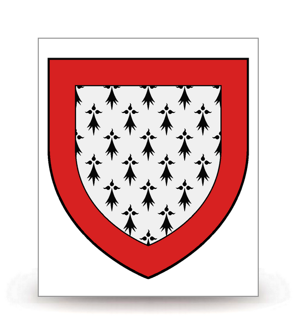 Limousin - Blason - Autocollant plaque immatriculation®