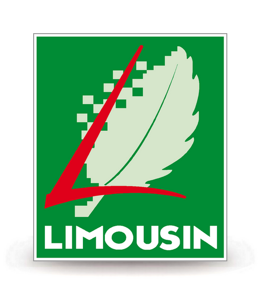 Limousin - LogoType 2009 - Logo Autocollant plaque immatriculation®