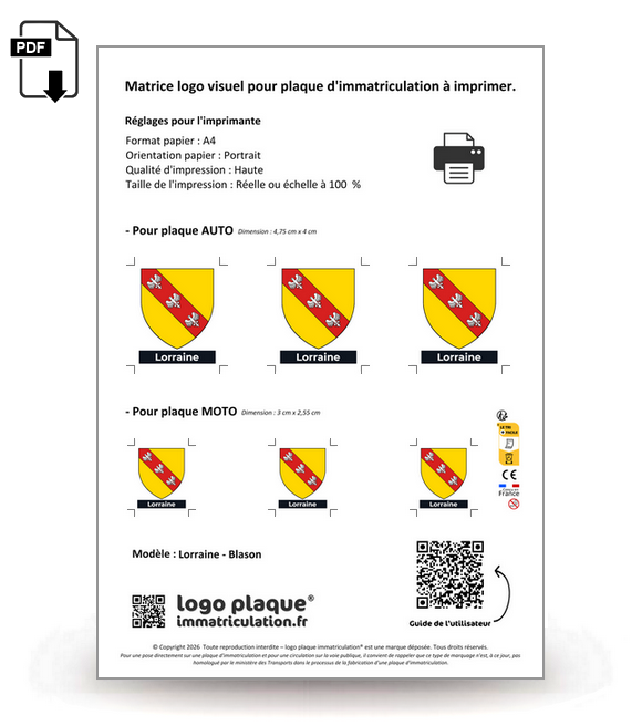 Lorraine - Blason