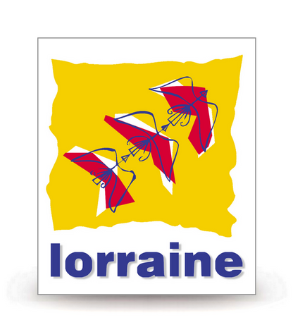 Lorraine - LogoType 2009 - Logo Plaque Immatriculation® - Autocollant DIY