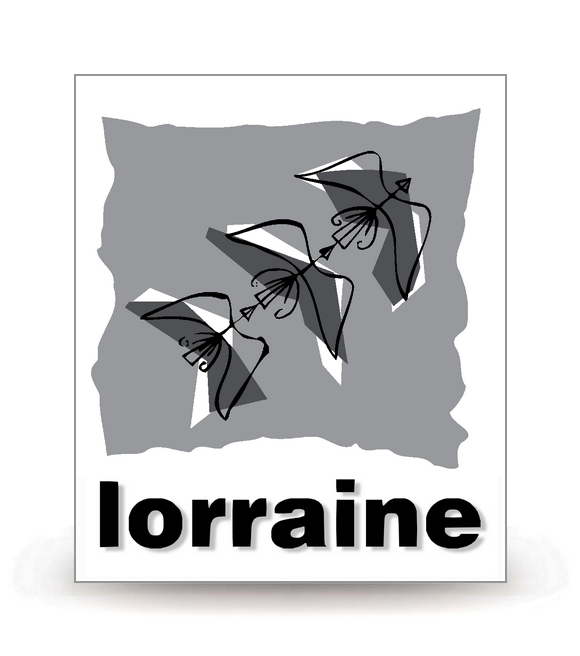 Lorraine - LogoType 2009 BK - Autocollant plaque immatriculation®