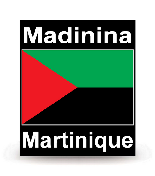 Martinique - Drapeau 2023 FN - Autocollant plaque immatriculation®