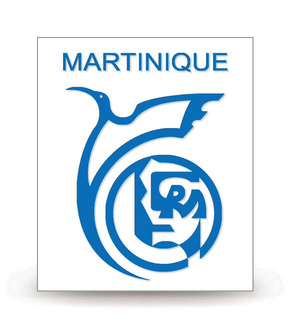 Martinique - LogoType 2009 - Autocollant plaque immatriculation®