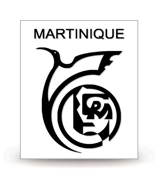 Martinique - LogoType 2009 BK - Autocollant plaque immatriculation®