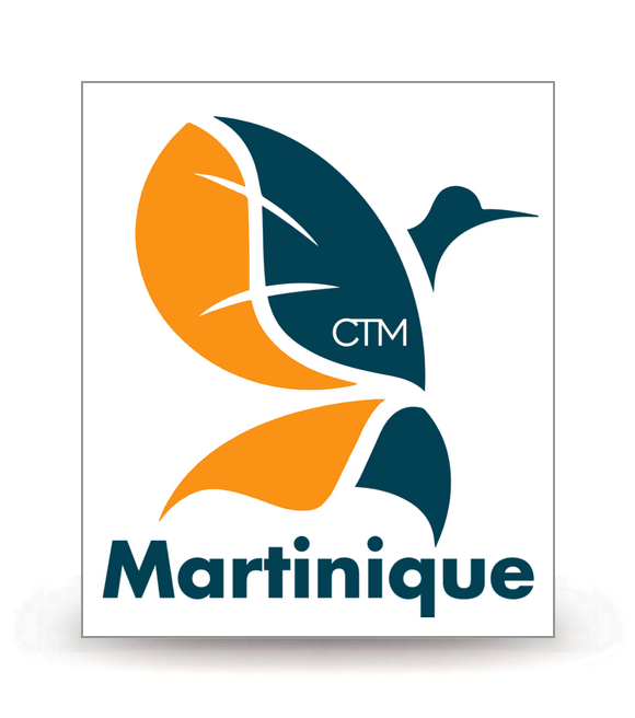 Martinique - LogoType 2019 - Logo Plaque Immatriculation® - Autocollant DIY