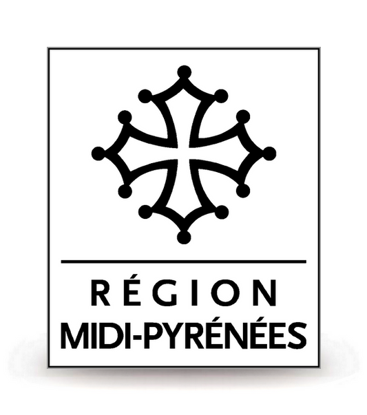 Midi-Pyrénées - LogoType 2009 BK - Autocollant plaque immatriculation®