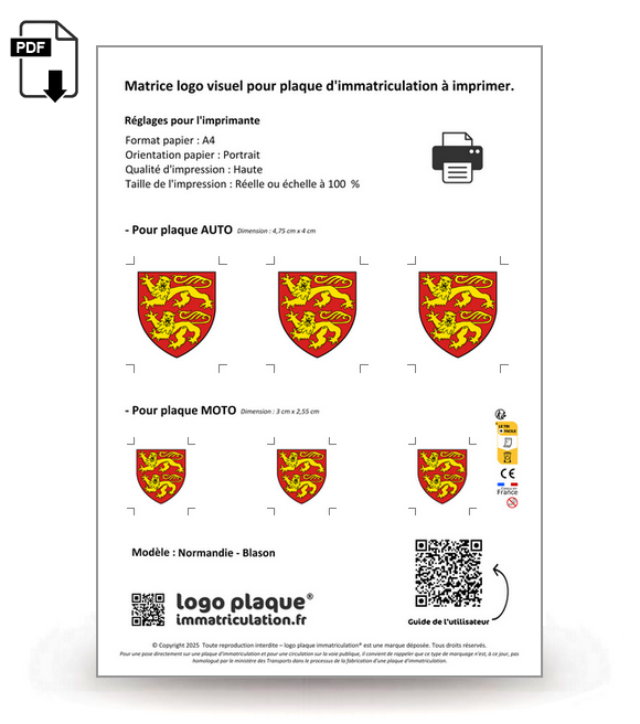 Normandie - Blason