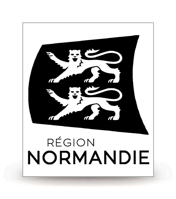 Normandie-LogoType2016-BK - Logo Plaque Immatriculation® - Autocollant DIY