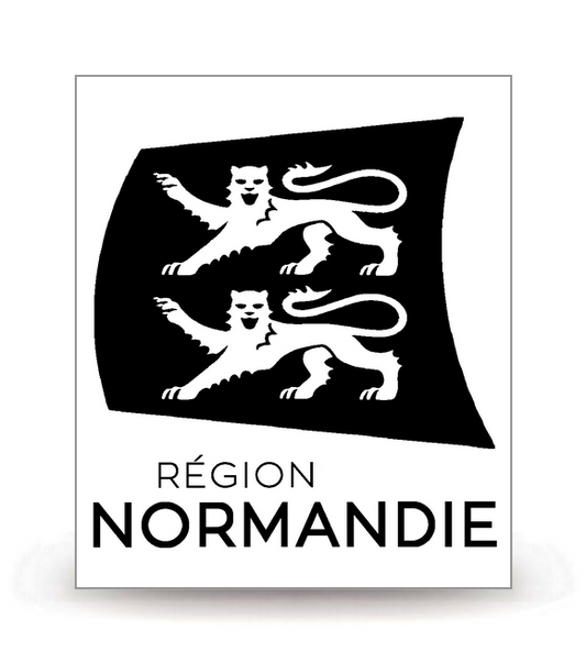 Normandie-LogoType2016-BK - Logo Plaque Immatriculation® - Autocollant DIY