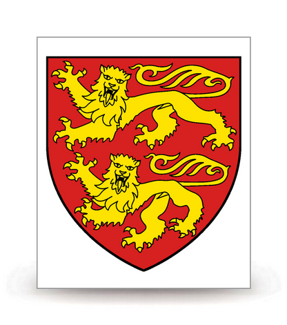 Normandie - Blason - Autocollant plaque immatriculation®