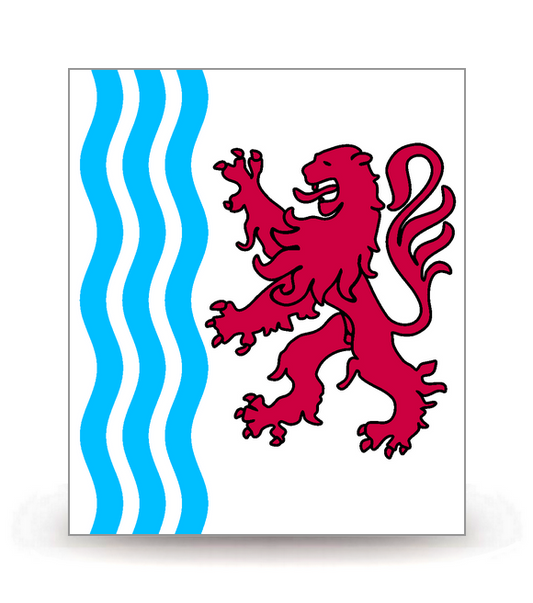 Nouvelle-Aquitaine - Drapeau Ajusté - Autocollant plaque immatriculation®