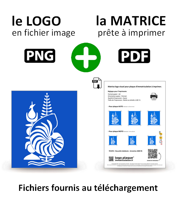 New Caledonia - Coat of Arms 2009 White-FB