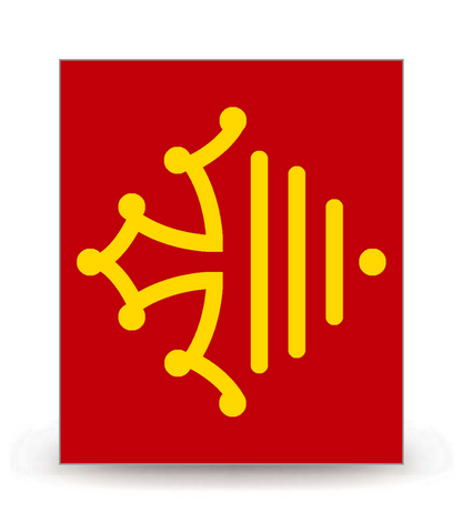 Occitanie - Drapeau Ajusté