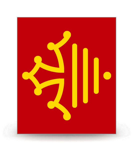 Occitanie - Drapeau Ajusté - Autocollant plaque immatriculation®