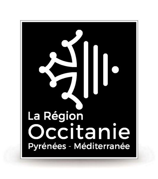 Occitanie - LogoType 2017 BK2 - Autocollant plaque immatriculation®