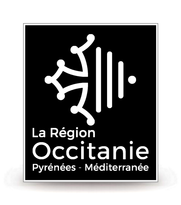 Occitanie - LogoType 2017 BK2 - Logo Plaque Immatriculation® - Autocollant DIY
