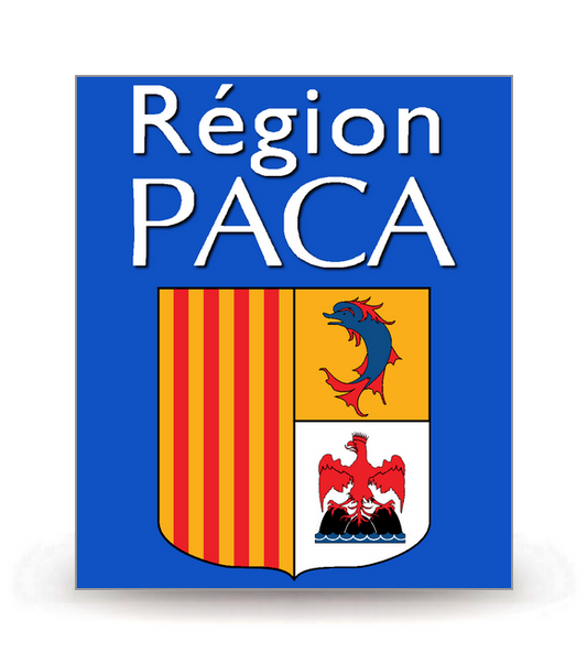 PACA - LogoType 2009 - Autocollant plaque immatriculation®