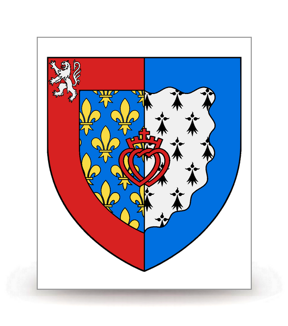 Pays de la Loire - Blason  - Logo Plaque Immatriculation® - Autocollant DIY