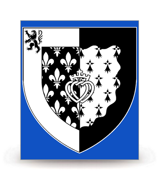 Pays de la Loire - Blason 2020 BK-FB - Logo Plaque Immatriculation® - Autocollant DIY