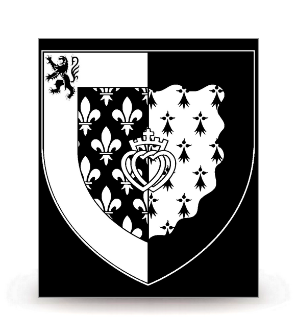 Pays de la Loire - Blason 2020 BK-FN - Logo Plaque Immatriculation® - Autocollant DIY