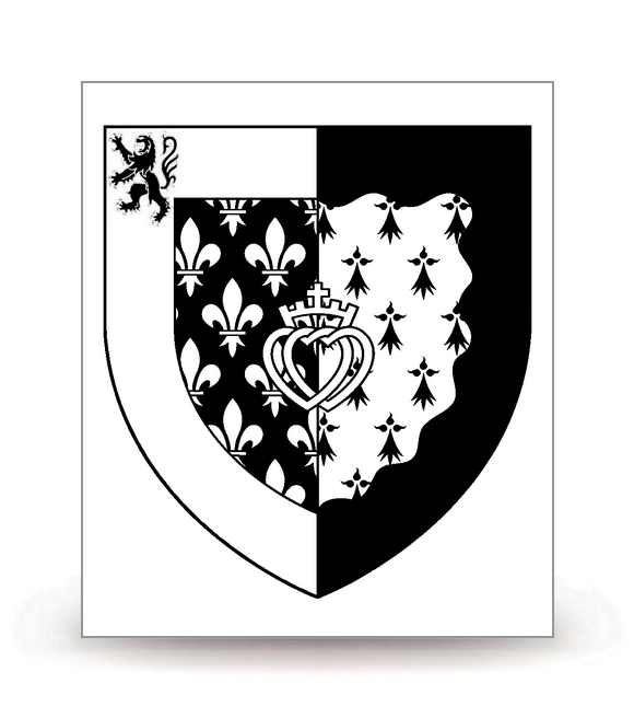 Pays de la Loire - Blason 2020 BK - Logo Plaque Immatriculation® - Autocollant DIY