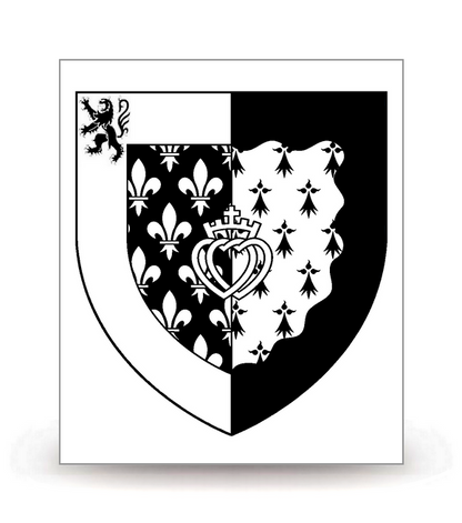 Pays de la Loire - Blason 2020 BK - Logo Plaque Immatriculation® - Autocollant DIY