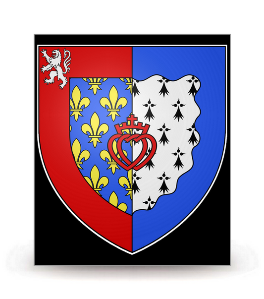 Pays de la Loire - Blason 2020 FN - Autocollant plaque immatriculation®