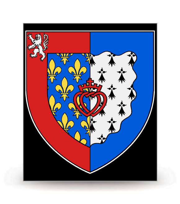 Pays de la Loire - Blason 2020 FN - Logo Plaque Immatriculation® - Autocollant DIY